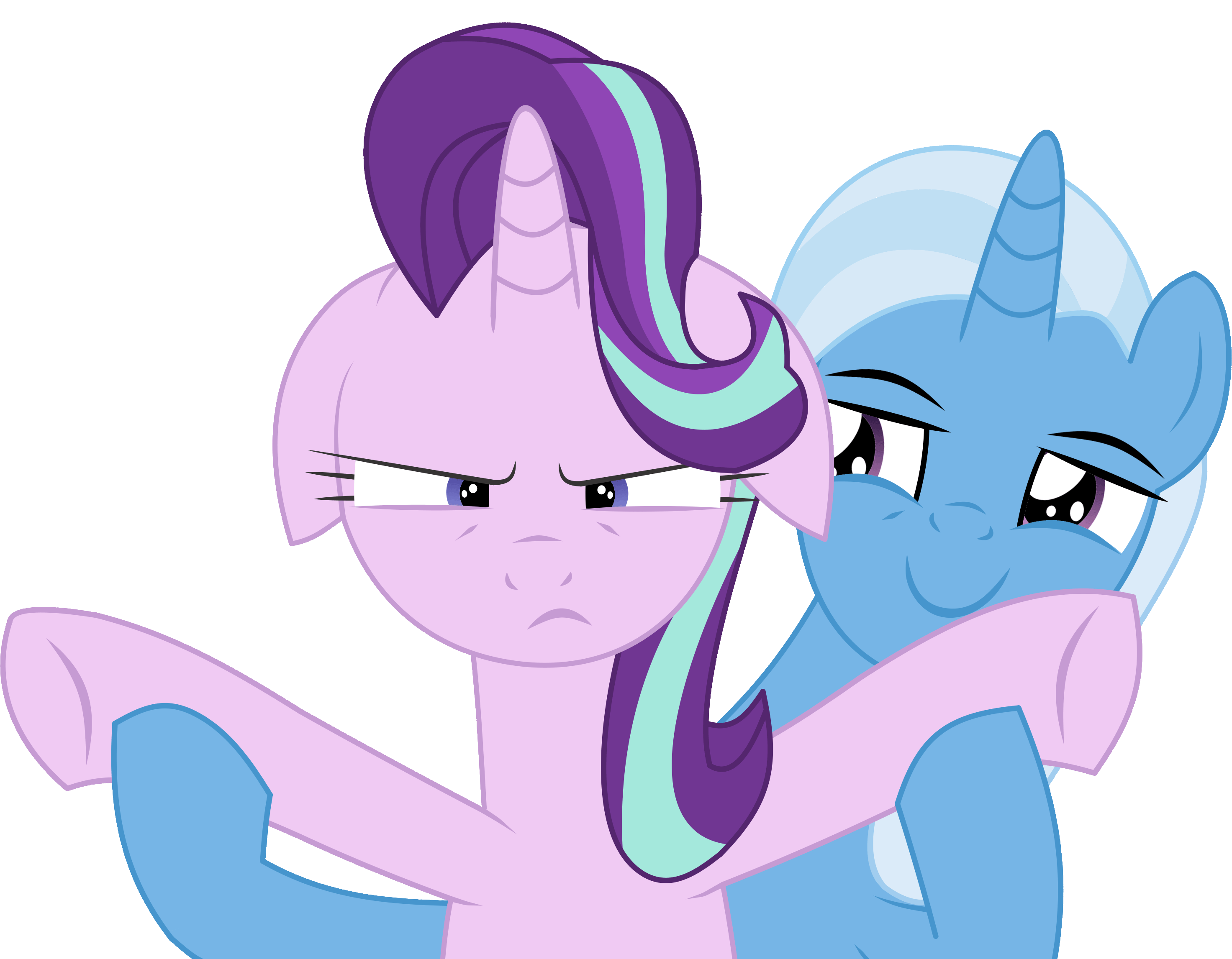 Image result for starlight glimmer and trixie.