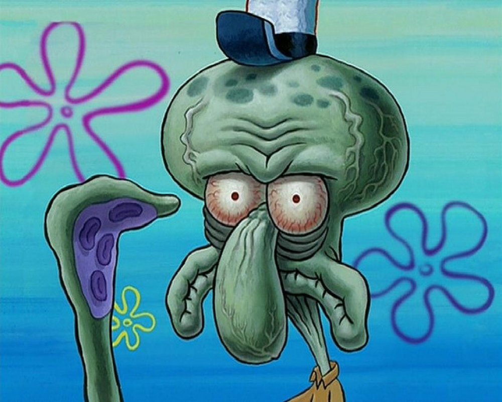 Image result for unsure squidward