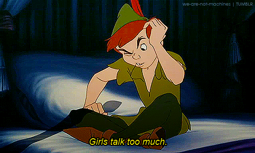 girls talk too much gif | Girl talk, Disney, Disney characters