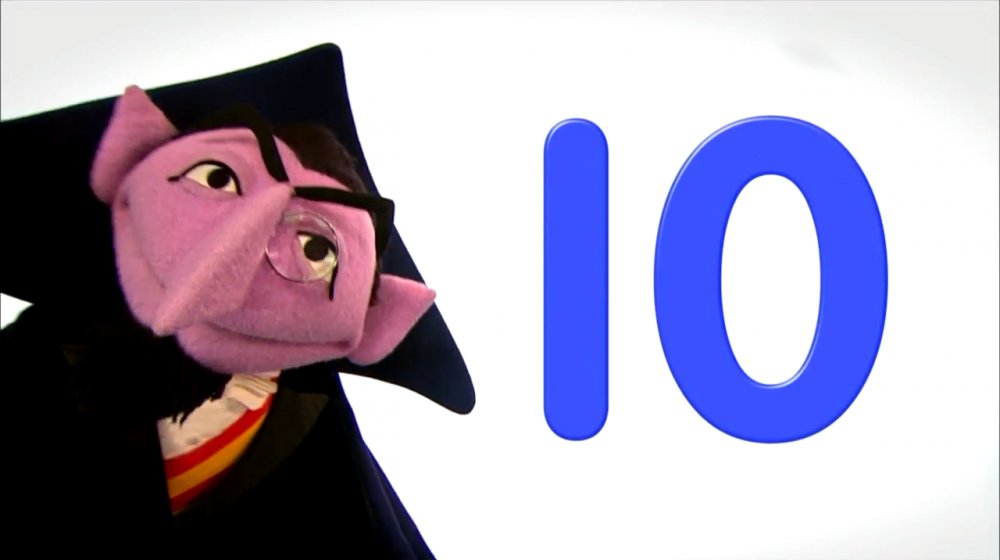 Image result for 10 Count Sesame Street