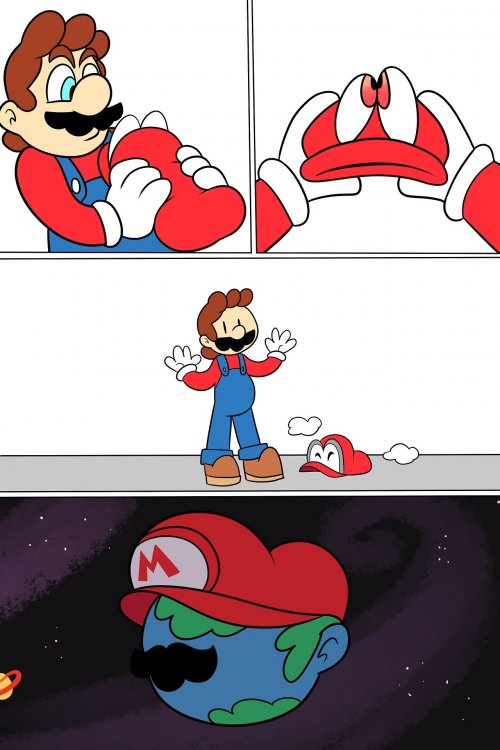 Image result for mario possession meme