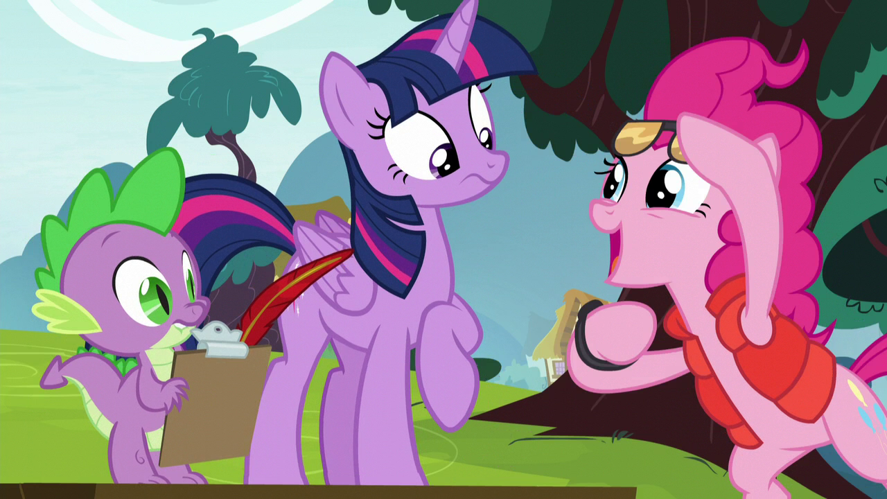 Image result for pinkie pie saying time travel