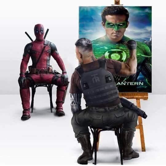 Image result for Deadpool kills green lantern meme