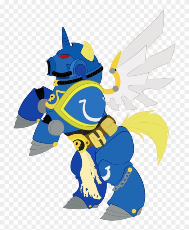 Warhammer Clipart Transparent - My Little Pony Space Marine - Free ...