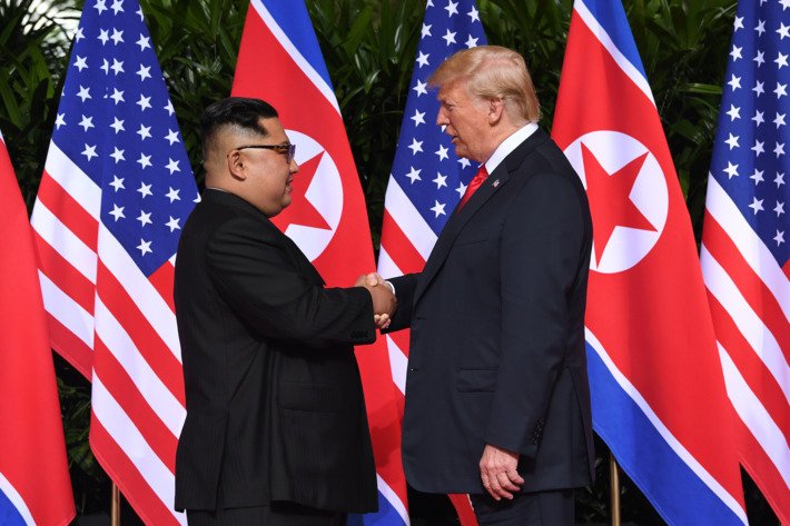 Image result for kim and trump meeting
