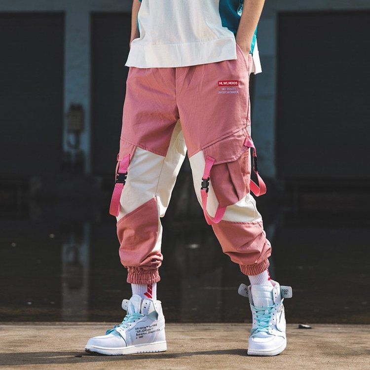 Pink-Joggers-Pants-Men-Women-Autumn-Casu