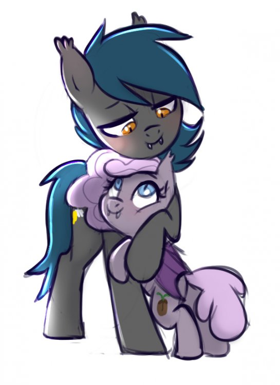 1157167__safe_oc_oc+only_hug_bat+pony_artist-colon-imalou_oc-colon-speck_oc-colon-sirocca.jpeg