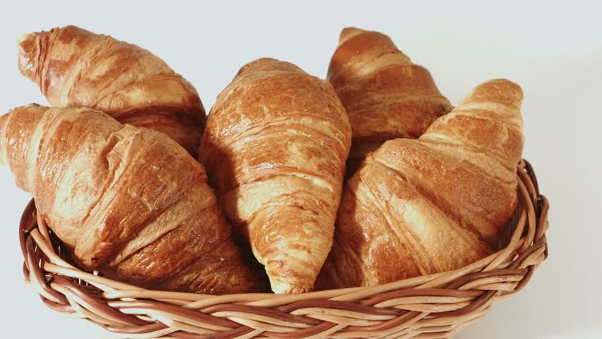 Image result for basket of croissants