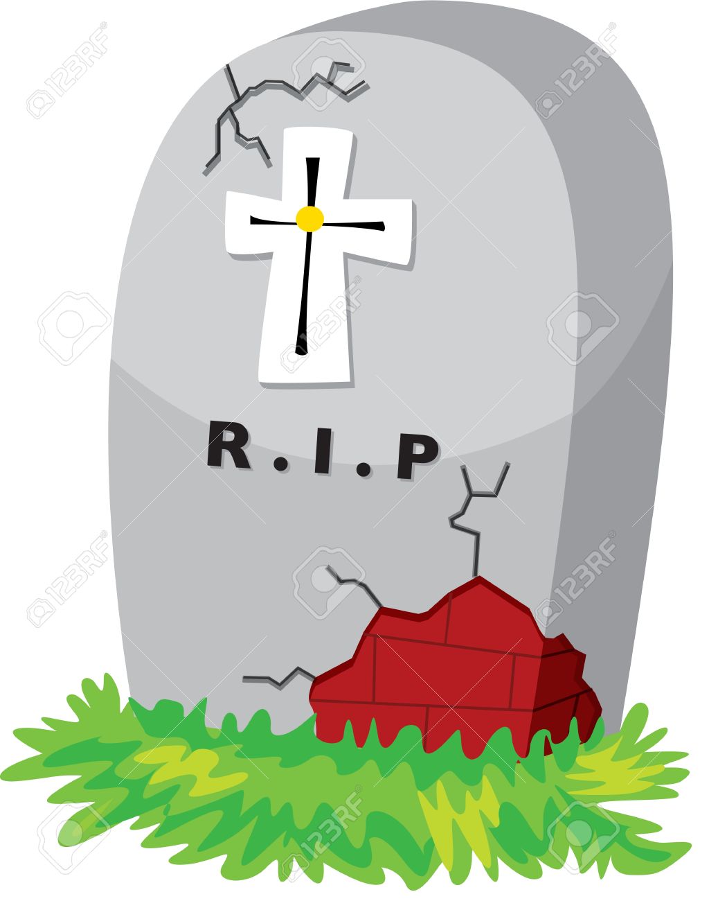 13131536-illustration-of-grave-stone-on-