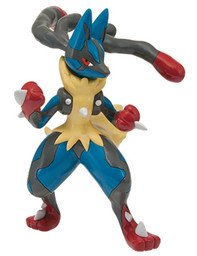 Pocket Monsters XY - Lucario - Pokémon Pose Figure - Pokémon Pose Figure XY Mega Evolution! Ed. - Mega Lucario (Takara Tomy A.R.T.S)