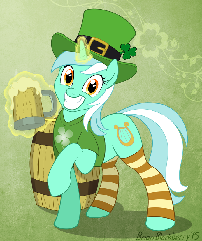 Happy St. Patty's Day from Equestria!