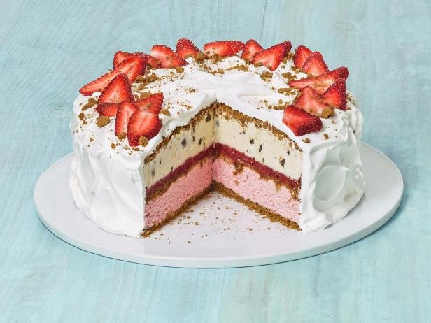 Image result for strawberry ice cream cake
