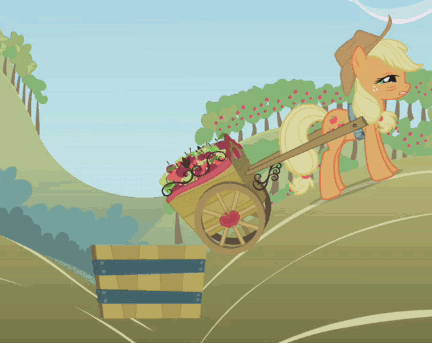 Image result for mlp exhausted applejack gif applebuck