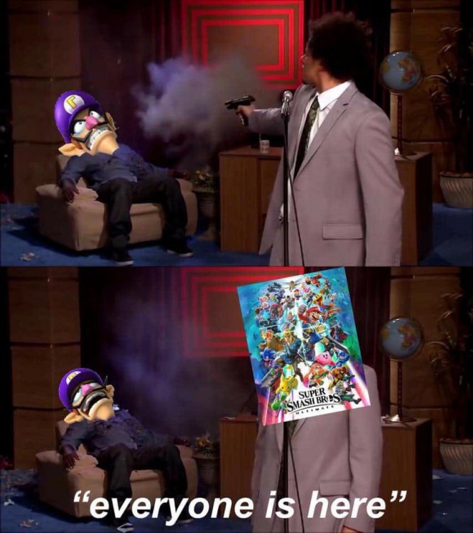Image result for Smash Bros Ultimate Waluigi memes