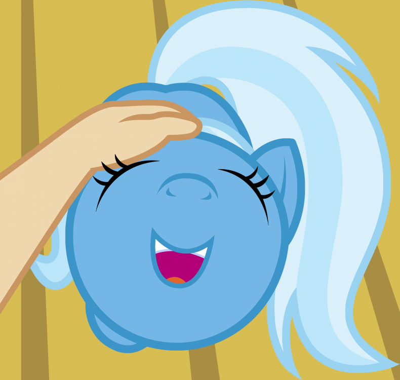 Image result for mlp trixie petting