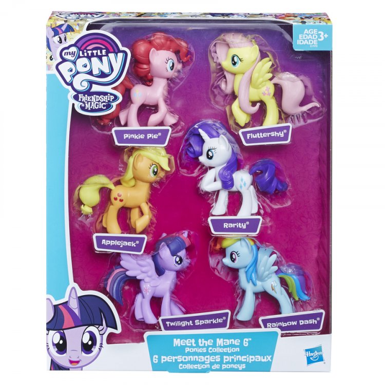 MY+LITTLE+PONY+MEET+THE+MANE+6+PONIES+CO