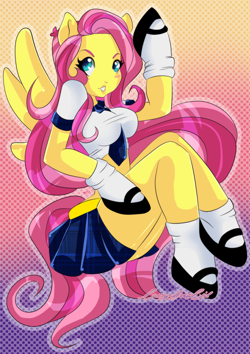 Fluttershy cartoon anime fictional character purple art mangaka