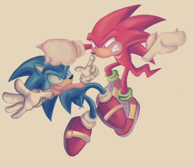 the fight - Knuckles the Echidna Photo (21303460) - Fanpop