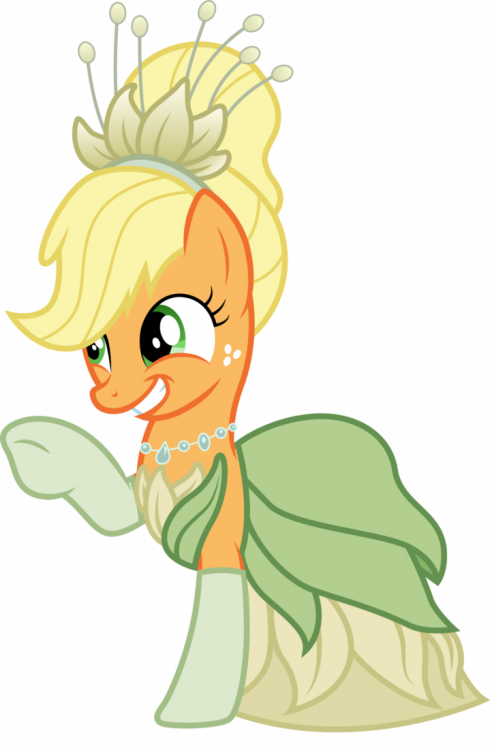 Pony made by tracing from season 6 episode 10 of My Little Pony is Magic.  Tiana is from The Princess and the Frog. I t… | Pony, The princess and the  frog, Applejack