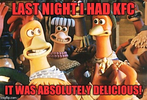 Image result for chicken run meme