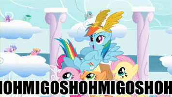 Image result for mlp rainbow dash oh my gosh gif