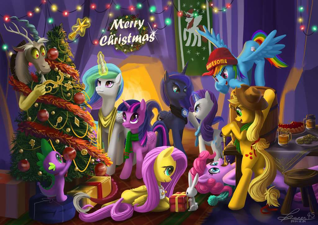 Image result for mlp christmas fanart