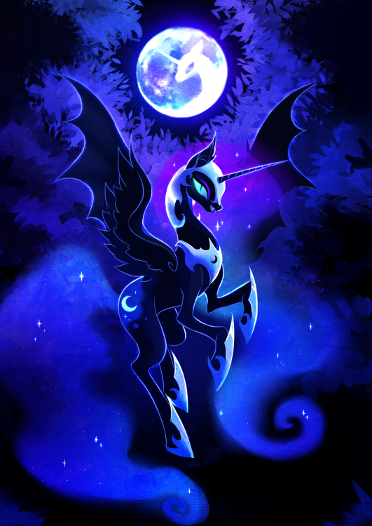 Image result for mlp nightmare moon art