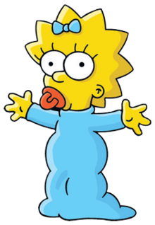 Image result for simpsons maggie
