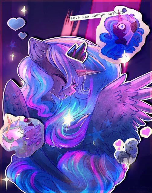 Image result for luna and celestia
