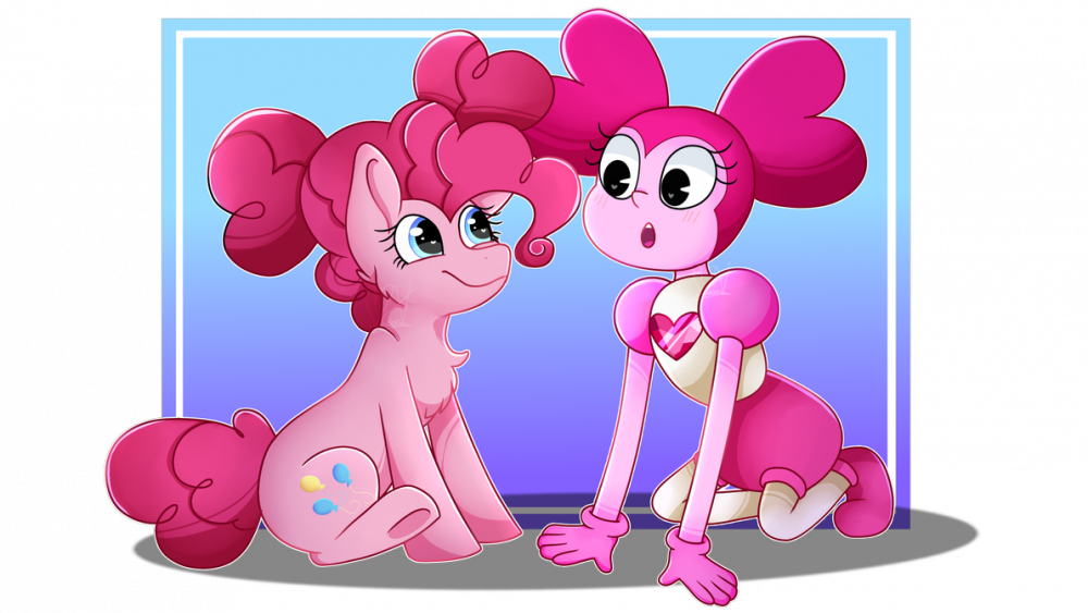 Spinel and Pinkie pie by Sky-thepony65