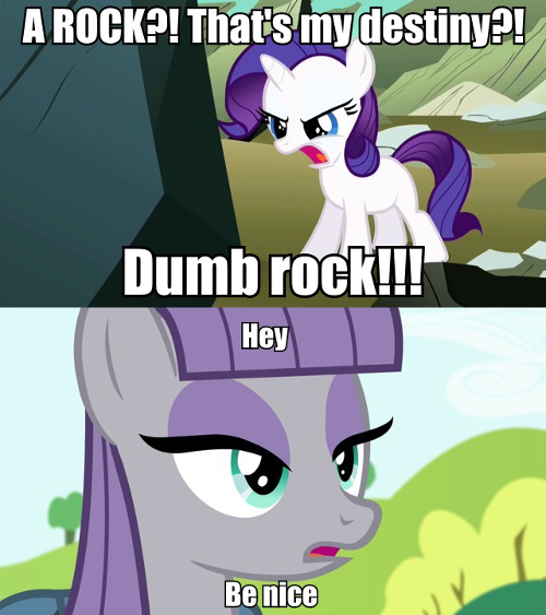 Image result for mlp rarity rock meme