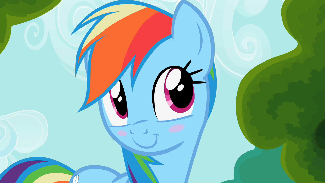 Image result for mlp blushing rainbow dash