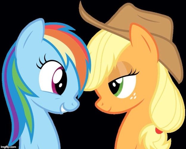 ponyshipping appledash Memes & GIFs - Imgflip