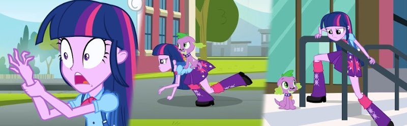 Image result for twilight sparkle goes through the portal