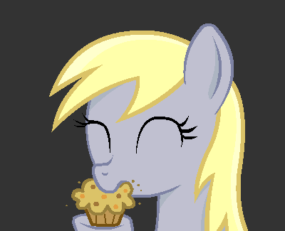 Image result for mlp muffin eat gif