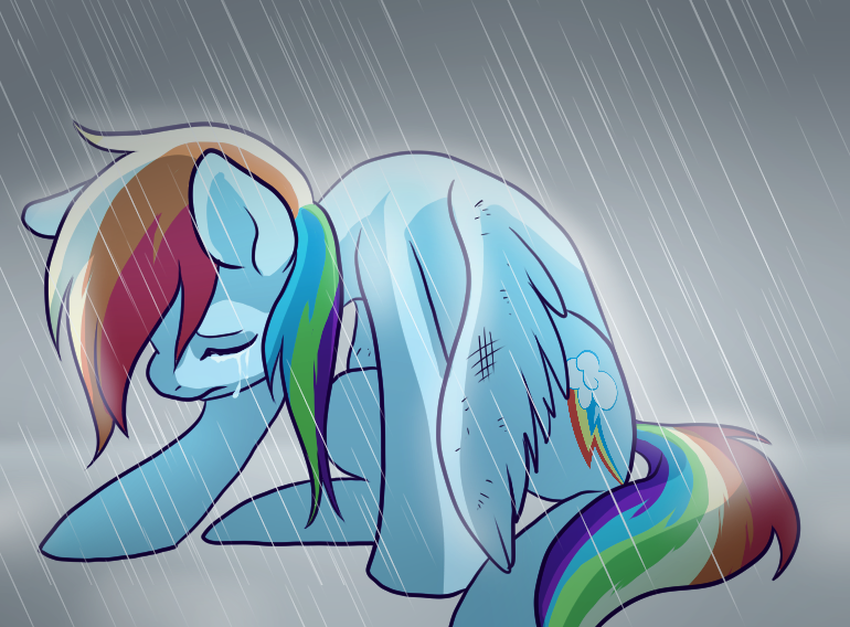 Pony - Broken-Wing Rainbow Dash by Pixel-Prism.deviantart ...