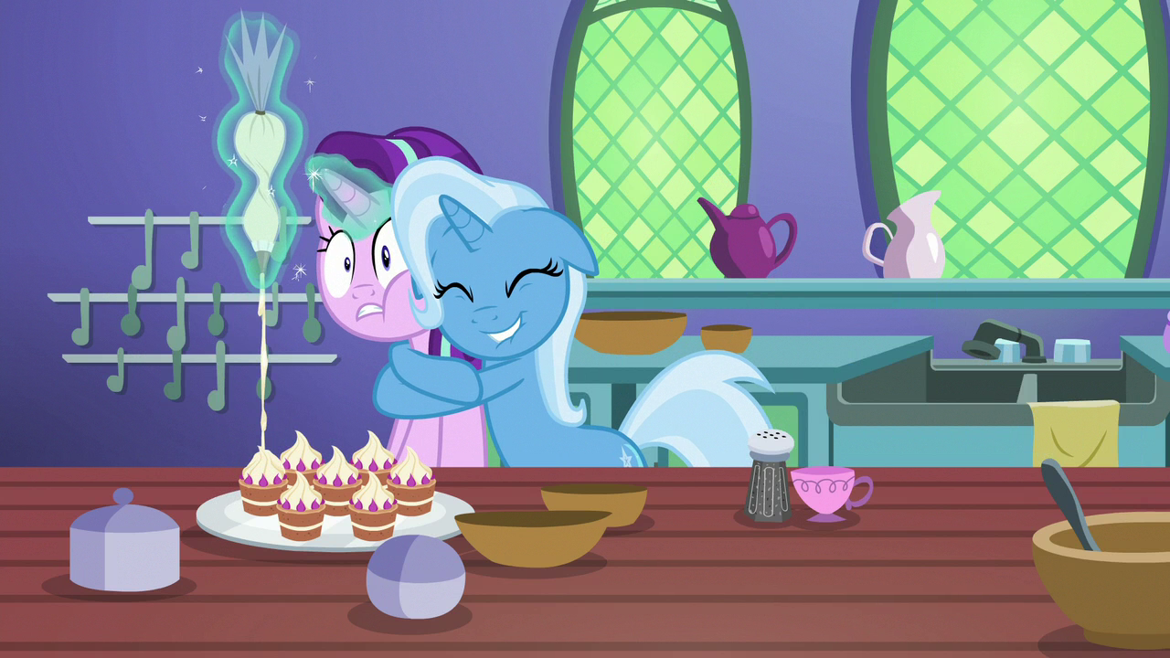 Image result for mlp trixie and starlight hugs