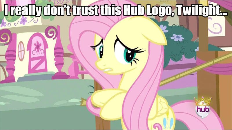 I really don't trust this Hub Logo, Twilight... | My Little Pony:  Friendship is Magic | Know Your Meme