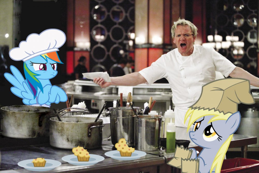 Ponies in Hell's Kitchen by normanb88 | Gordon Ramsay | Know Your Meme