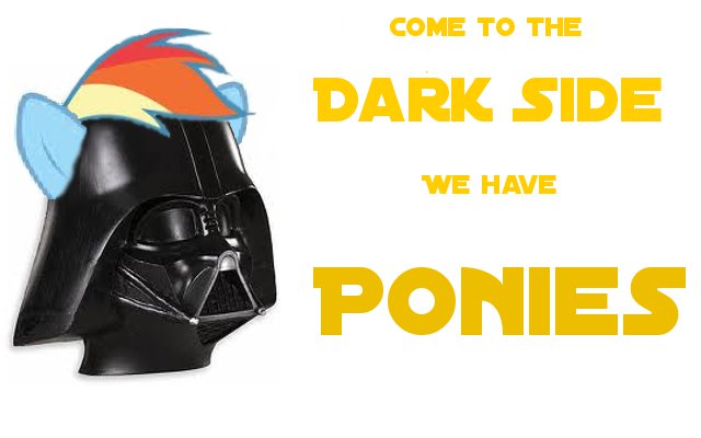 Image result for join the dark side ponies