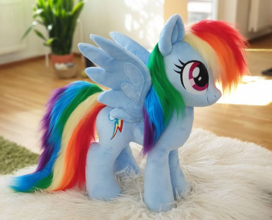 large_size_rainbow_dash_with_faux_fur_by
