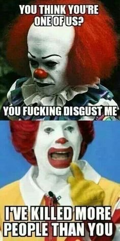 Image result for Ronald McDonald evil ginger