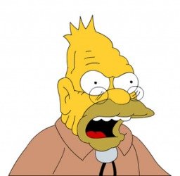 Image result for abraham simpson yelling