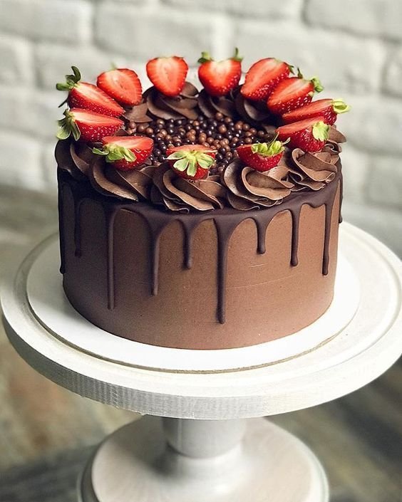 Image result for cute choc strawberry cake