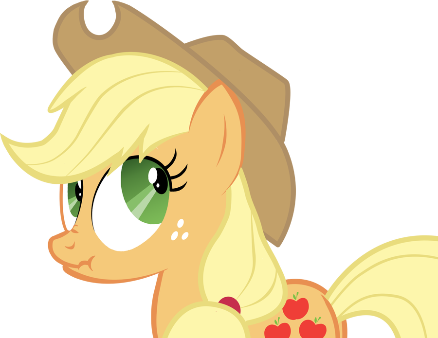 Image result for applejack lying face