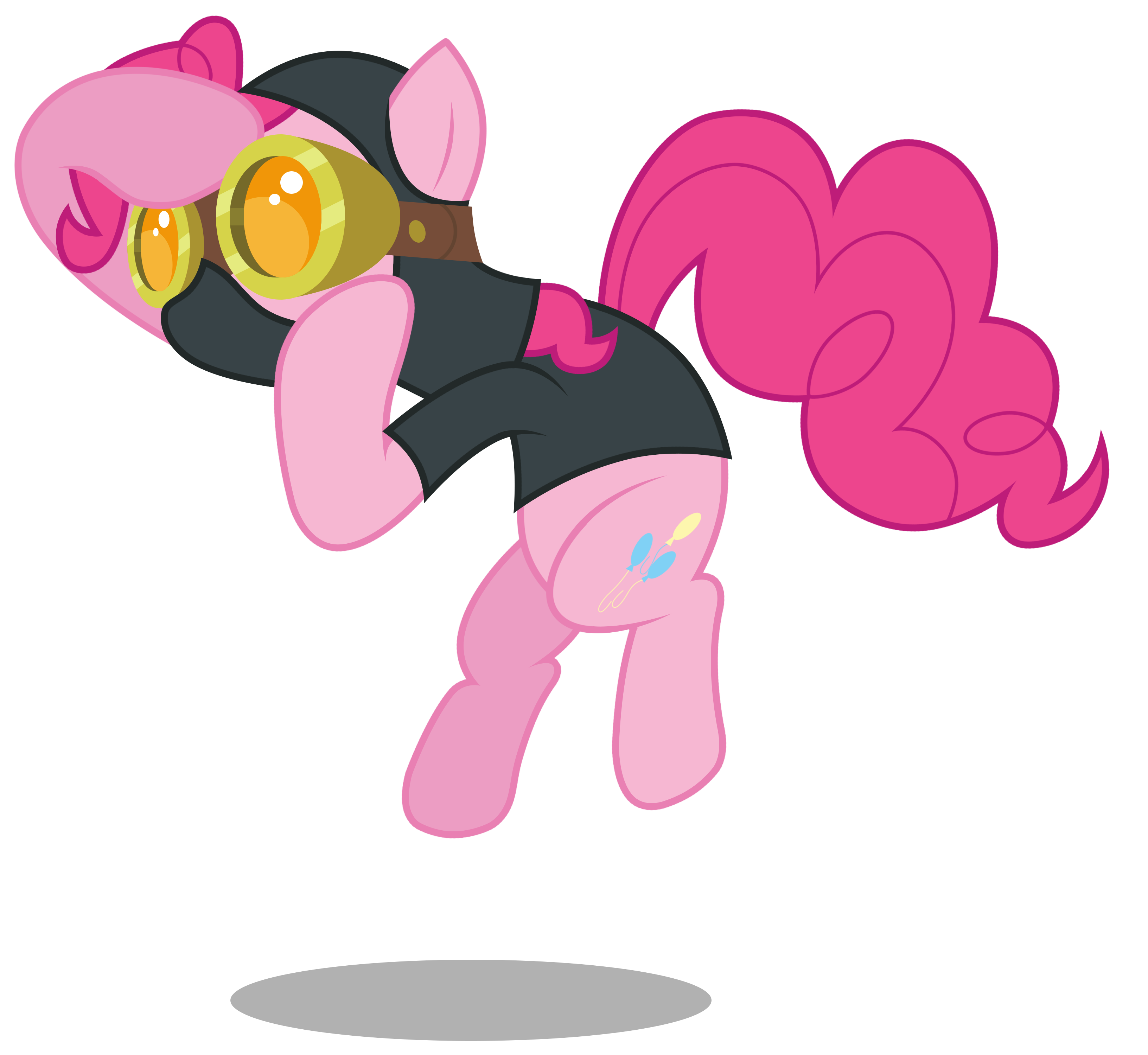 1398311__safe_artist-colon-brony-dash-works_pinkie+pie_the+crystal+empire_pinkie+spy_pony_simple+background_solo_transparent+background_vector.png