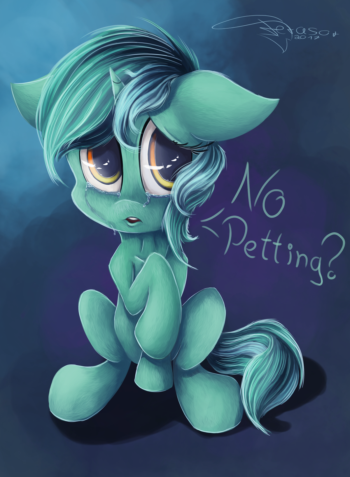 1404206__safe_artist-colon-ferasor_lyra+heartstrings_crying_dialogue_female_mare_open+mouth_pony_sad_signature_sitting_solo_unicorn.png