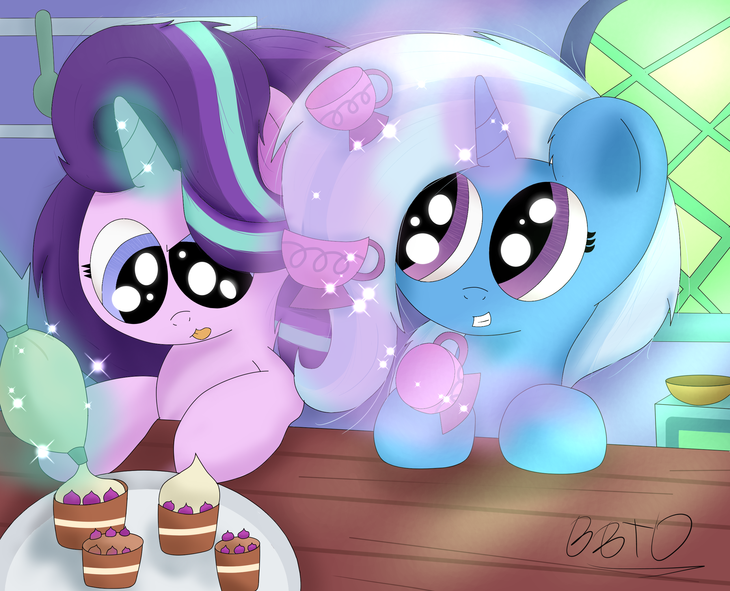 1413205__safe_artist-colon-bronybehindthedoor_starlight+glimmer_trixie_all+bottled+up_spoiler-colon-s07e02_signature_teacakes_teacups.png