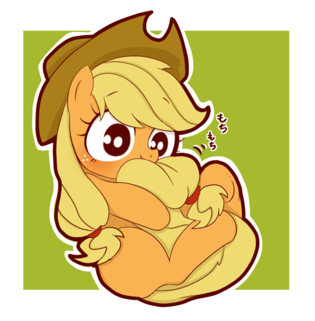 453553__safe_solo_applejack_blushing_cut