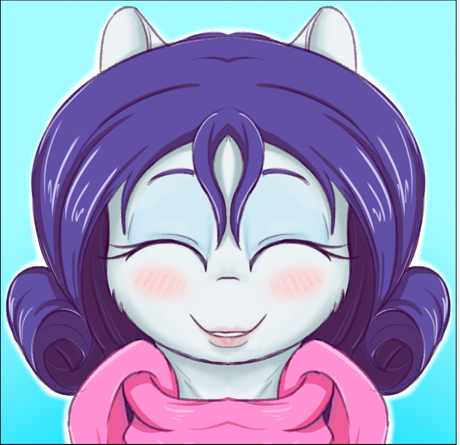 1423395__safe_artist-colon-alcor_edit_rarity_alternate+hairstyle_blushing_clothes_female_floppy+ears_mare_mirrored_missing+horn_open+mouth_pony_scarf_s.png